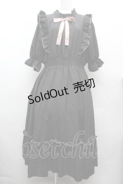 画像1: m petit by misako / NINA'SコラボAMハイショクメローワンピース 3L 黒 S-26-04-10-046-LO-OP-HR-ZS