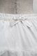 画像3: m petit by misako / サテンキリカエペチスカート L 白 S-26-04-10-049-LO-SK-HR-ZS (3)