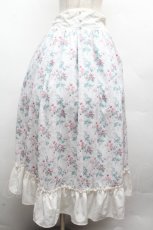 画像1: Kurumi Collaboration / グレイスフルコルセット風ロングスカート LL 白 S-26-04-10-050-GO-SK-HR-ZS (1)