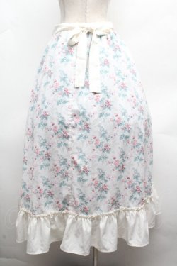 画像3: Kurumi Collaboration / グレイスフルコルセット風ロングスカート LL 白 S-26-04-10-050-GO-SK-HR-ZS