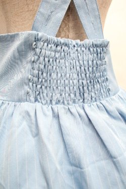 画像5: Amavel / ロゴリボンストライプサス付きスカート  サックス S-26-04-10-052-CA-SK-AS-ZS