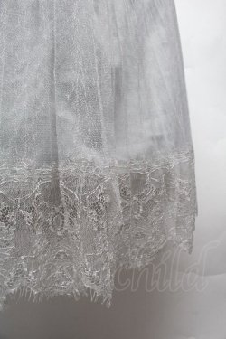 画像3: F&A / レース使いチュールプリーツスカート  ミント S-26-04-10-053-LO-SK-HR-ZS