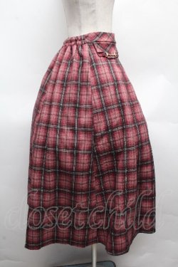 画像3: axes femme / ビット付フレアスカート M ワイン S-26-04-10-055-AX-SK-TE-ZS