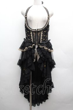 画像1: Hoshibako Works / スカーレットステラビスチェ  黒 S-26-04-10-057-LO-JA-HR-ZS