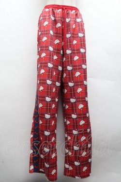 画像1: HEIHEI / ハローキティ トラックパンツ  赤 S-26-04-10-059-PU-PA-HR-ZS
