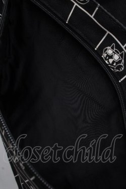 画像4: LOLITA / 猫柄リュック  黒 S-26-04-10-008-LO-BG-HR-ZS