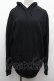 画像1: NieR Clothing / プリントフード付きプルオーバー  黒 S-26-04-10-025-PU-TO-HR-ZS (1)