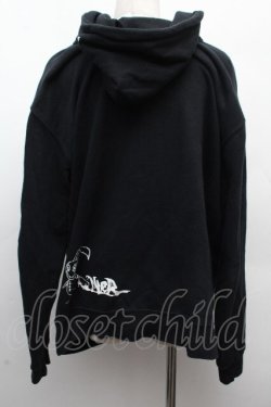 画像2: NieR Clothing / プリントフード付きプルオーバー  黒 S-26-04-10-025-PU-TO-HR-ZS