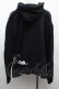 画像2: NieR Clothing / プリントフード付きプルオーバー  黒 S-26-04-10-025-PU-TO-HR-ZS (2)