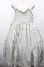 画像1: Perla nell' ostrica / バラトーションレース付きキャミワンピース  ミント S-26-04-10-026-EL-OP-HR-ZS (1)