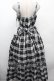 画像2: Lovely Tency / TT*ALS*リボンジャンパースカート LL 黒ｘ白 S-26-04-10-029-GO-OP-HR-ZS (2)