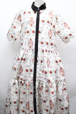 画像1: Q-pot. / プードルケーキシャツドレス  アイボリー S-26-04-10-030-QP-OP-HR-ZS