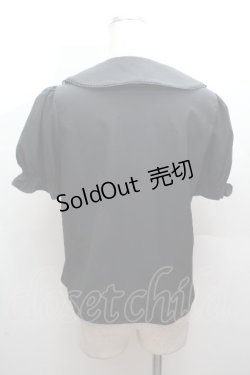 画像3: Ank Rouge / カメオリボンクラシカルブラウス  黒 S-26-04-12-031-CA-BL-HR-ZS