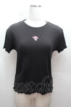 画像1: サンリオ / マイメロディTシャツ  黒 S-26-04-12-032-EL-BL-HR-ZS