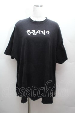 画像1: Whinny / プリントTシャツ  黒 S-26-04-12-033-PU-TO-HR-ZS