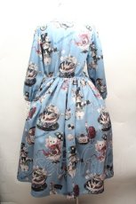 画像4: Royal Princess Alice / Alice in Cat Tea Partyワンピース  サックス S-26-04-12-036-LO-TO-HR-ZS (4)