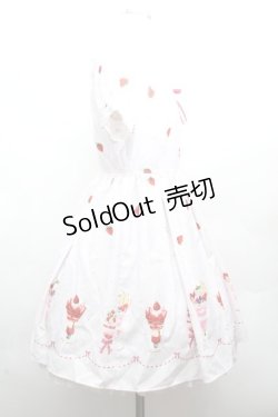 画像3: Ank Rouge / ストロベリーパフェ柄ワンピース  ピンク S-26-04-12-039-CA-OP-HR-ZS
