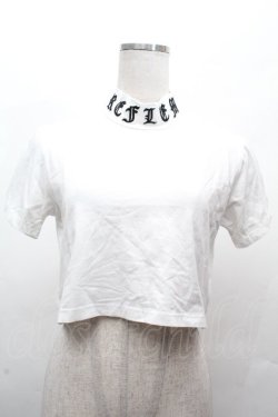 画像1: REFLEM / ハイネッククロップドTシャツ  白 S-26-04-12-006-PU-TO-HR-ZS