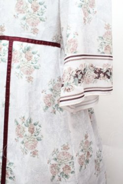 画像3: axes femme / ウォールオーナメント柄ワンピース  白ｘグレー S-26-04-12-040-AX-OP-AS-ZS