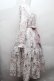 画像2: axes femme / 桜柄ティアードワンピース  オフ S-26-04-12-042-AX-OP-AS-ZS (2)