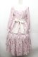 画像1: axes femme / 桜柄ティアードワンピース  ピンク S-26-04-12-043-AX-OP-AS-ZS (1)