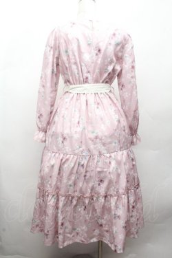 画像4: axes femme / 桜柄ティアードワンピース  ピンク S-26-04-12-043-AX-OP-AS-ZS