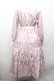 画像4: axes femme / 桜柄ティアードワンピース  ピンク S-26-04-12-043-AX-OP-AS-ZS (4)