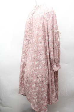 画像2: axes femme / 小花柄ロングワンピース  ピンク S-26-04-12-046-AX-OP-AS-ZS