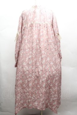 画像4: axes femme / 小花柄ロングワンピース  ピンク S-26-04-12-046-AX-OP-AS-ZS