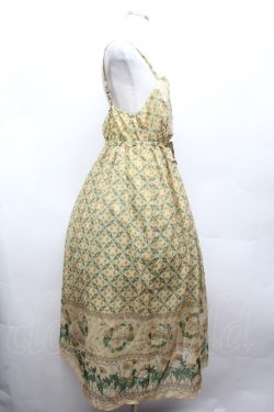 画像3: axes femme / たんぽぽ柄ロングキャミワンピース  イエロー S-26-04-12-049-AX-TO-AS-ZS