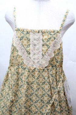 画像5: axes femme / たんぽぽ柄ロングキャミワンピース  イエロー S-26-04-12-049-AX-TO-AS-ZS