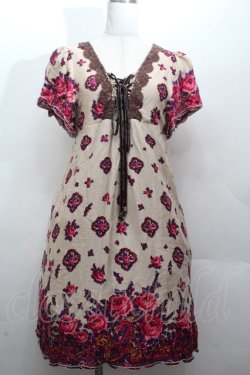 画像1: axes femme / 花柄ワンピース   S-26-04-12-052-AX-BL-AS-ZS