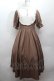 画像1: m petit by misako / ナシジムジキリカエワンピース  ブラウン S-26-04-12-053-LO-OP-HR-ZS (1)