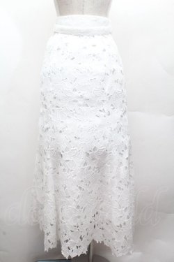 画像2: Ank Rouge / マーメイドレーススカート  白 S-26-04-12-054-CA-SK-HR-ZS
