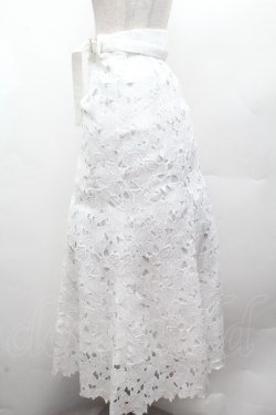 画像3: Ank Rouge / マーメイドレーススカート  白 S-26-04-12-054-CA-SK-HR-ZS