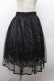 画像4: axes femme POETIQUE / お花刺繍チュールスカート  黒 S-26-04-12-060-AX-SK-HR-ZS (4)