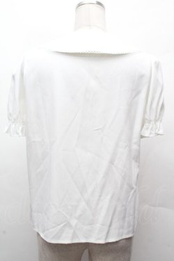 画像2: Ank Rouge / カメオリボンクラシカルブラウス  白 S-26-04-12-009-CA-BL-HR-ZS