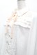画像3: LIZ LISA / レース切替シフォンブラウス  白 S-26-04-12-011-LO-BL-HR-ZS (3)