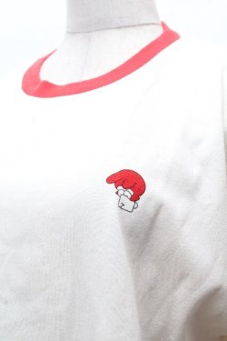 画像3: サンリオ / マイメロディTシャツ  赤ｘオフ S-26-04-12-014-EL-BL-HR-ZS