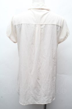 画像2: dazzlin / シアー半袖ブラウス  アイボリー S-26-04-12-015-GO-BL-HR-ZS