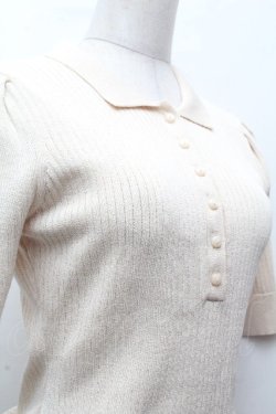 画像3: an another angelus / スモールカラーニットポロ  オフ S-26-04-12-019-CA-TO-AS-ZS