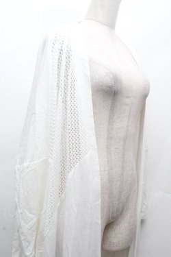 画像3: axes femme / ロングカーディガン  オフ S-26-04-12-020-AX-TO-ET-ZS