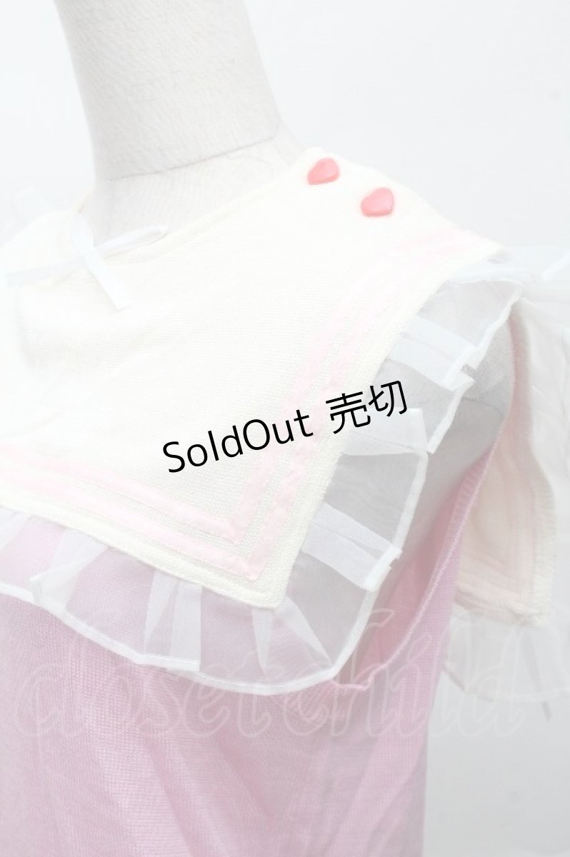 画像3: Swankiss / セーラー襟ノースリーブカットソー  ピンク S-26-04-12-023-CA-BL-HR-ZS (3)