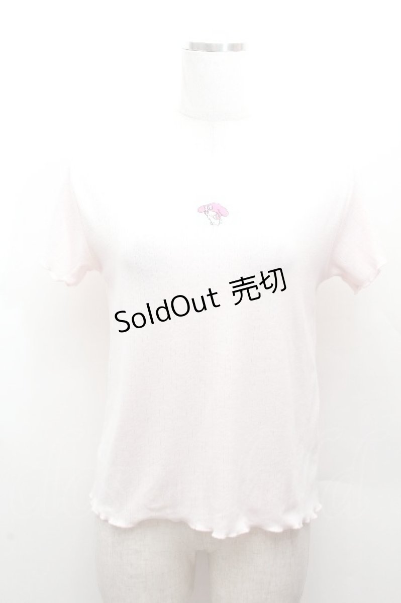 画像1: サンリオ / マイメロディTシャツ  ピンク S-26-04-12-024-EL-BL-HR-ZS (1)