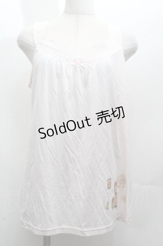 画像1: Franche Lippee / くりぼータンクトップ  ピンク S-26-04-14-001-LO-BL-HR-ZS (1)