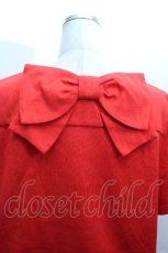 画像3: Franche Lippee / バックリボンカットソー 3L 赤 S-26-04-14-031-LO-TO-HR-ZS (3)