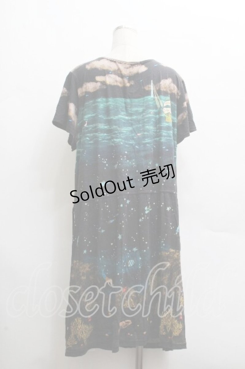 画像2: Franche Lippee / パイレーツワンピース 3L 黒ｘグリーン S-26-04-14-040-LO-OP-HR-ZS (2)