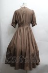 画像2: m petit by misako / ナシジムジキリカエワンピース M ブラウン S-26-04-14-043-LO-OP-HR-ZS (2)
