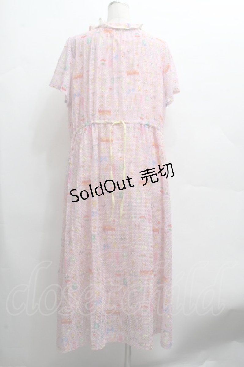 画像2: Franche Lippee / ミニチュアコレクターワンピース  ピンク S-26-04-14-049-LO-TO-HR-ZS (2)