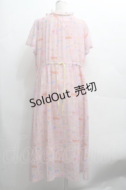 画像2: Franche Lippee / ミニチュアコレクターワンピース  ピンク S-26-04-14-049-LO-TO-HR-ZS (2)